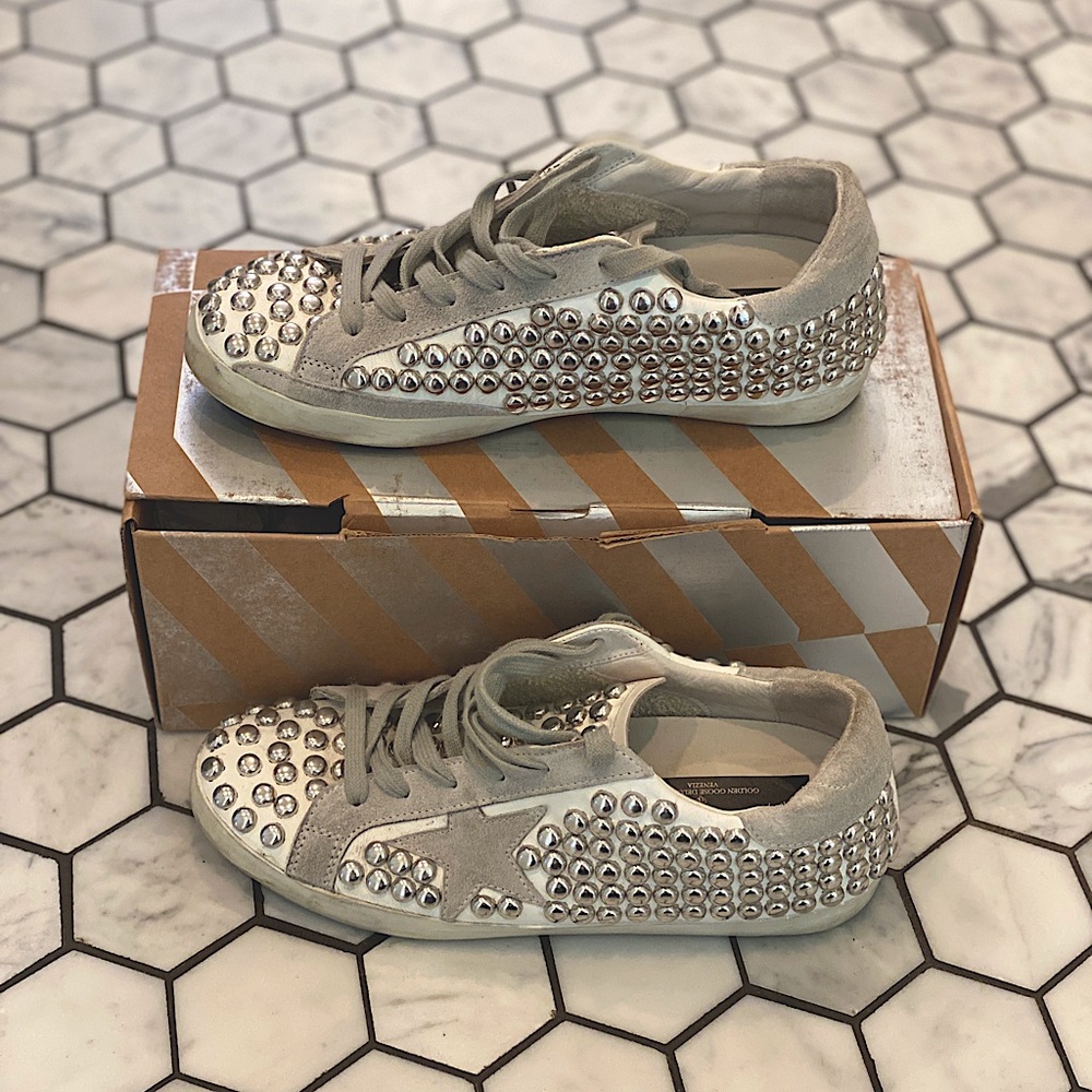 Superstar Golden Goose Deluxe Brand Venezia, White Size 38/ US 8 ⭐️ With Box 📦